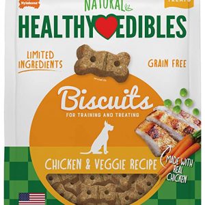 Nylabone Healthy Edibles Peanut, Chicken and Veggie Biscuits