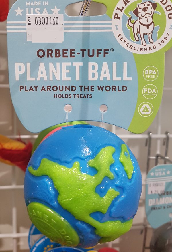 Orbee-Tuff Planet Ball (blue, medium)