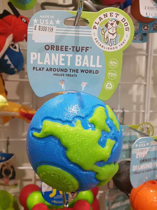 Orbee-Tuff World Ball (blue, large)