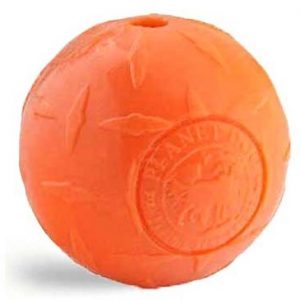 planet dog orbee-tuff ball-diamond plate orange 75mm